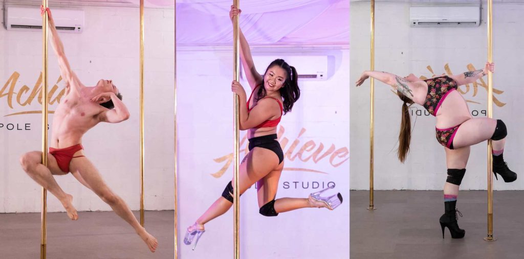 flexibility in pole dancing