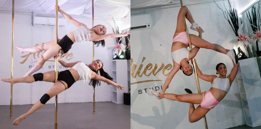 Pole Dancing with a Friend