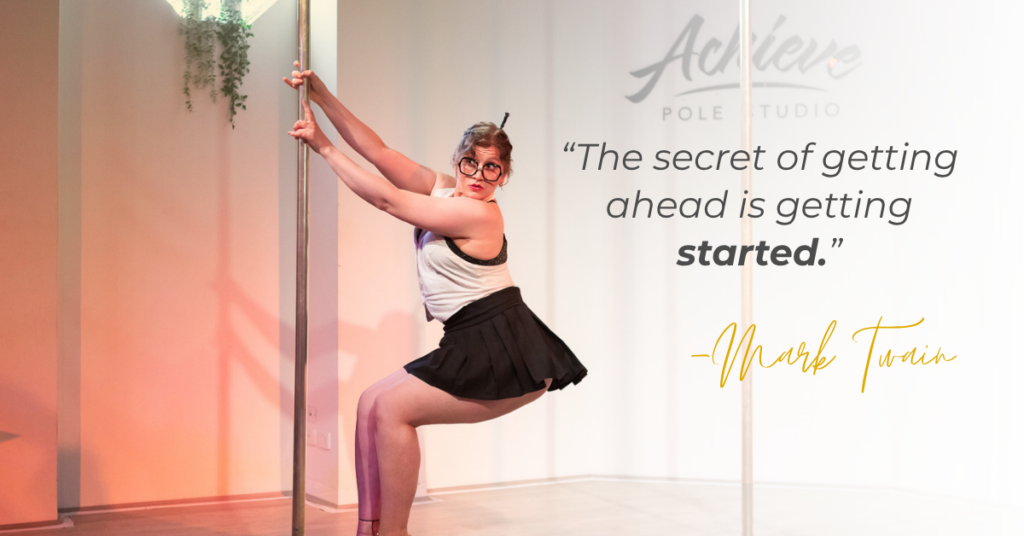 Beginner pole classes running through winter at a Sydney pole studio